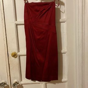 Tahari red mini dress